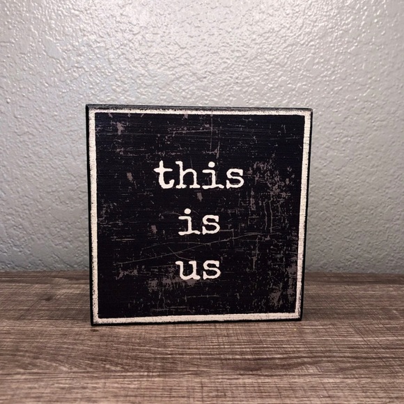 This Is Us Wooden Display Sign - Picture 3 of 4